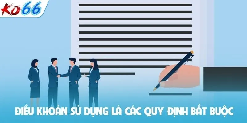 Điều khoản sử dụng là các quy định bắt buộc